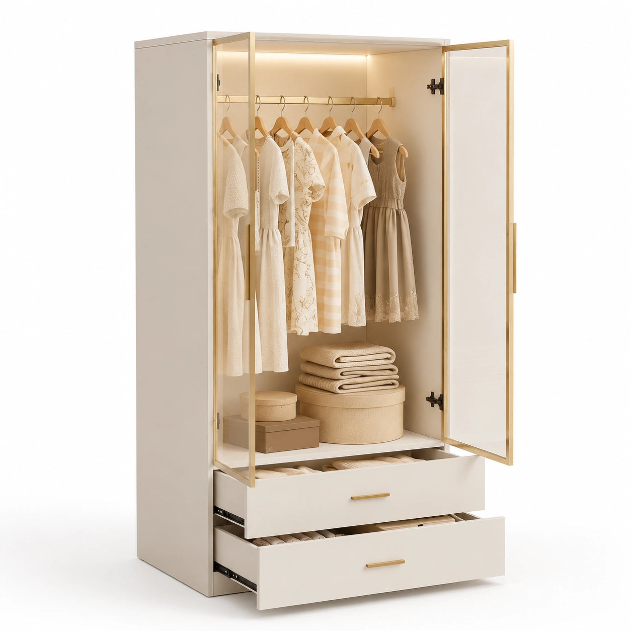 armoire-moderne-avec-eclairage-led-pour-chambre-2-portes-2-tiroirs-et-tringle-a-vetements-oynsbo5614ck
